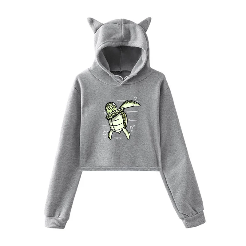 Kawaii Hoodie 5 Новые женские толстовки с капюшоном, толстовки с принтом милых медведей, теплая толстовка с ушками, осенне-зимняя повседневная толстовка, пуловеры, пальто - Цвет: Kawaii Hoodie 5