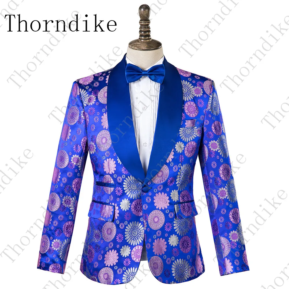 style 14 Thorndike, блейзер с принтом, модный пиджак для выпускного, для мужчин, на каждый день, для вечеринки, для выпускного, Мужской Стильный Блейзер, куртка для мужчин, на заказ - Цвет: style 14