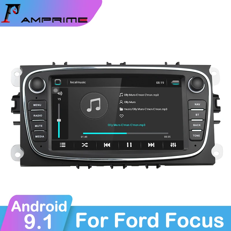 Автомобильный стереоприемник AMPrime mp5-видеоплеер на Android с 7 &quotэкраном типоразмер 2