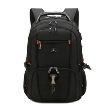 50L Large Capacity Laptop Backpacks Waterproof Travel Knapsack With USB Charging Port Fit 17 Inch Laptops for Men Women Rucksack