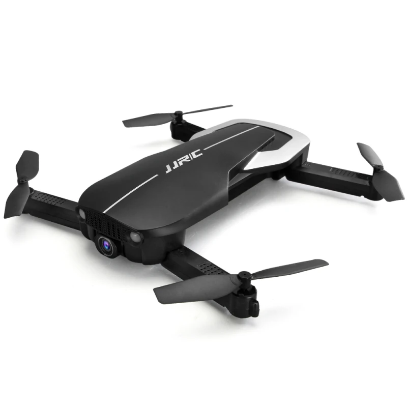 Черный Складной портативный wifi FPV 1080P беспроводной Радиоуправляемый Дрон 2,4G оптический поток позиционирования барометр отношение Квадрокоптер с безголовым режимом и дистанционным управлением модель - Цвет: Черный