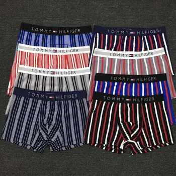 

Tommy Hilfiger-mens underwear men cotton underpants male pure men panties shorts underwear boxer shorts cotton solid 4786