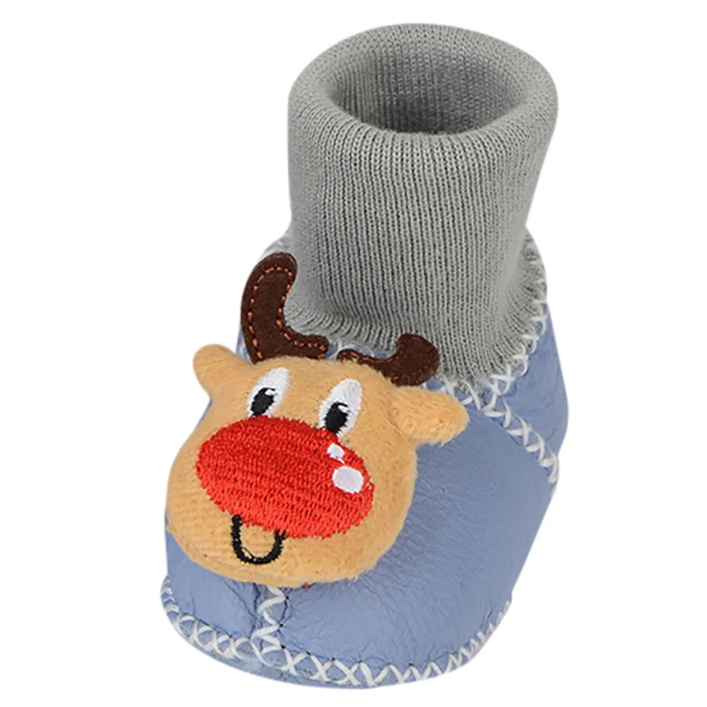 Baby Girls Autumn Winter Christmas Solid Cotton Shoes Kids Comfortable Mixed Colors Fashion First Walkers toddler Shoes