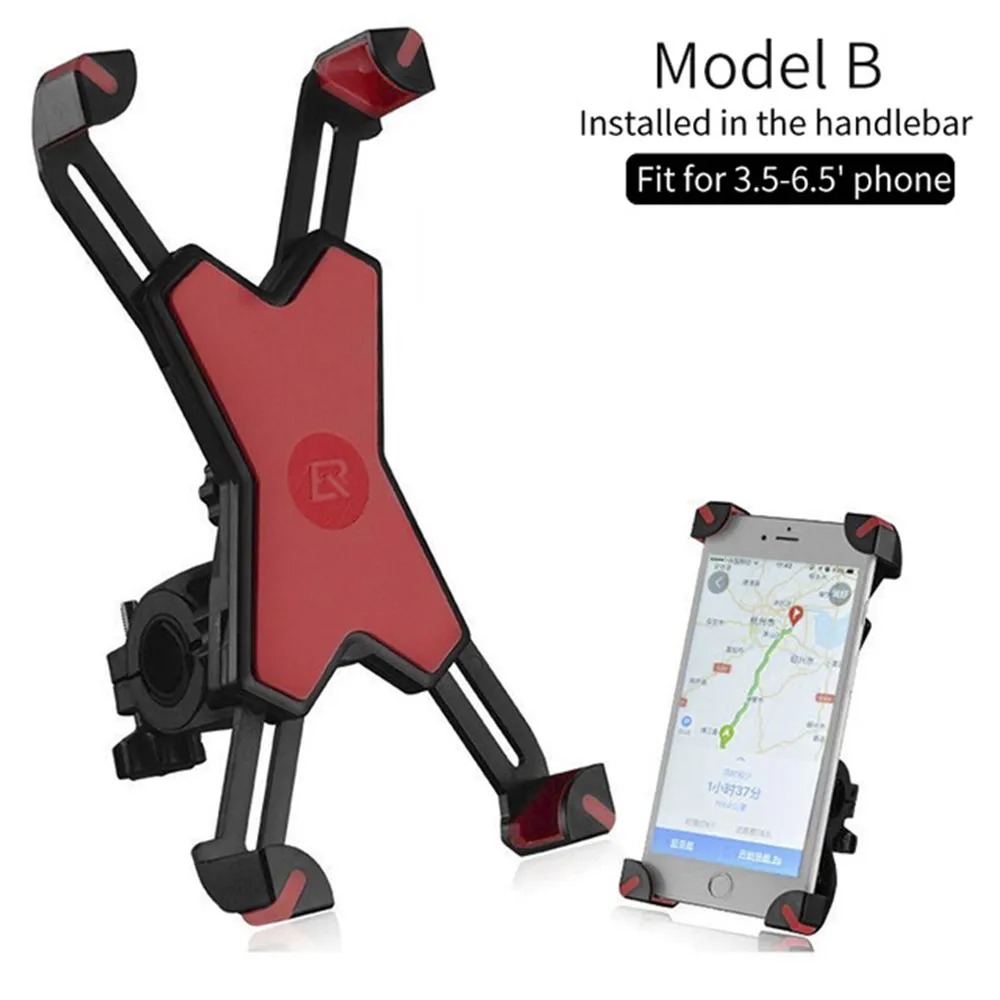 Model B2 ROCKBROS вращающийся держатель для телефона на велосипед, держатель для телефона на велосипед, универсальный держатель для руля, подставка для телефона на велосипед, Аксессуары для велосипеда - Цвет: Model B2