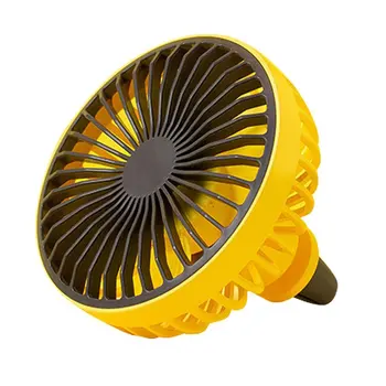 

Car Fan 360 Degree Rotary Cool Colorful Led Lights And Usb Power Car Auto Powerful Cooling Fan For Car Vent Mounted