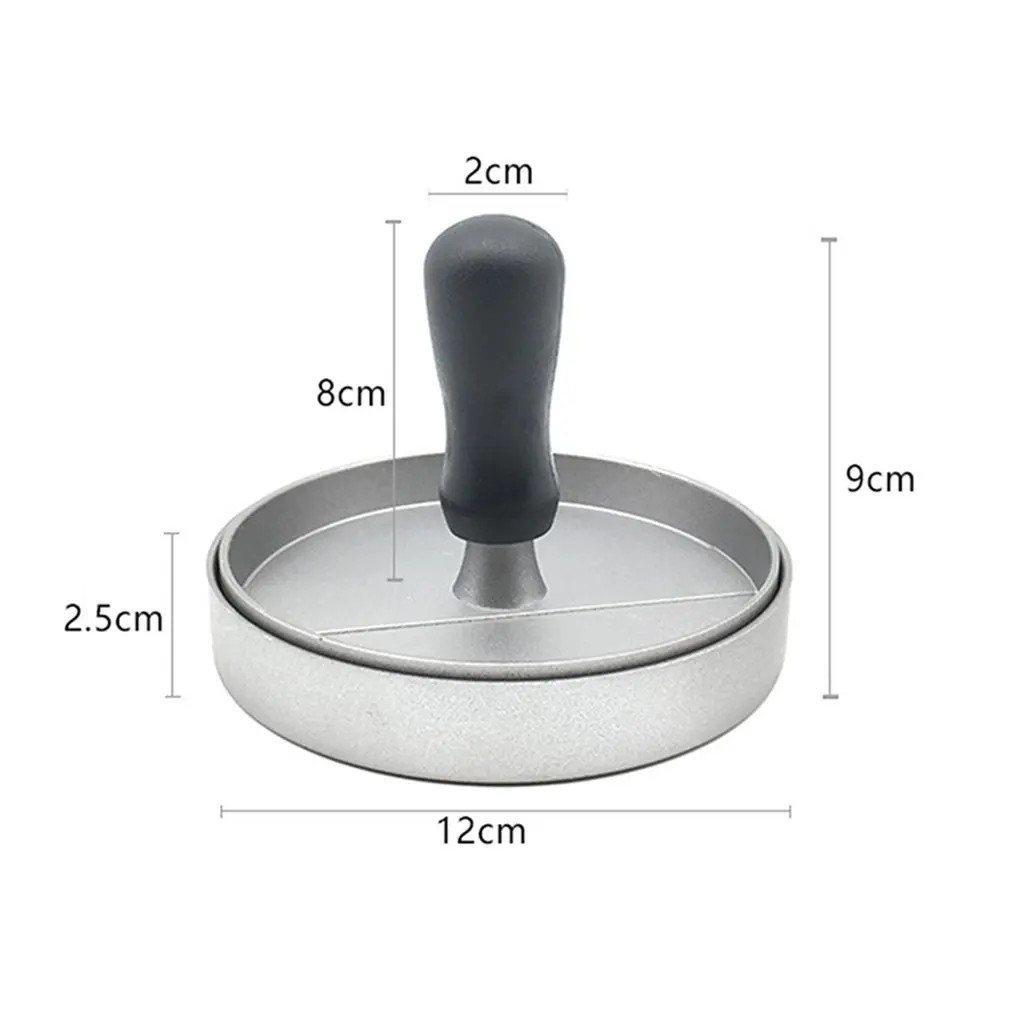Hamburger Maker Hamburger Press Round Shape Non-Stick Chef Cutlets Hamburger Meat Beef Grill Burger Press Patty Maker Mold