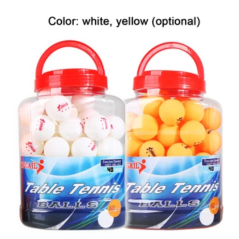 

60PCS Table Tennis Ball 40mm Table Tennis Training Balls High Bounce Practical Professional Table Tennis Practice Ball
