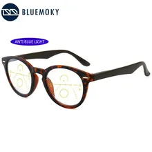 BLUEMOKY Anti Blau Licht Progressive Multifokale Lesebrille Männer Frauen Multi-funktionale Presbyopie Kurzsichtige Hyperopie Brillen