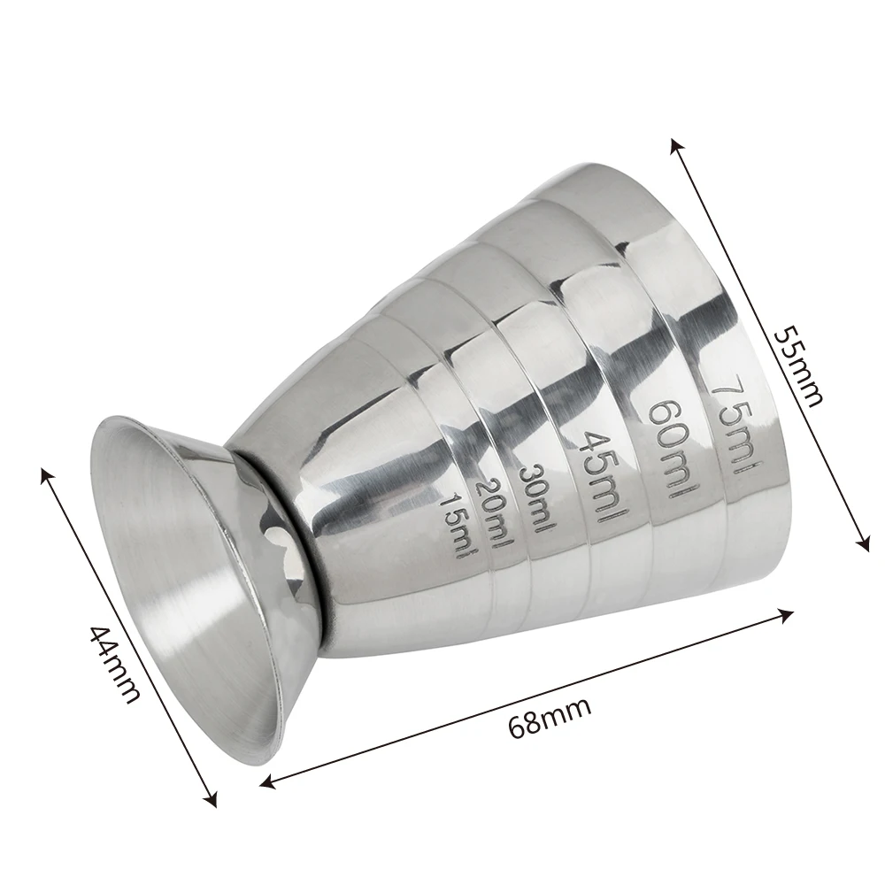 NICEYARD 75 мл мерная чашка из нержавеющей стали для домашнего бара вечерние шейкеры для напитков