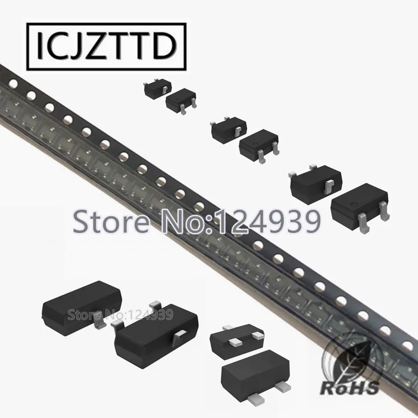 100 шт. оригинальные DTC113ZKA SOT-23 DTC113ZUA SOT-323 DTC113Z DTC113 C113Z Цифровые транзисторы |