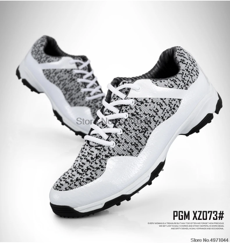 Pgm/Мужская дышащая обувь для гольфа, легкая обувь для гольфа из сетчатой ткани для мужчин, амортизация, Нескользящие кроссовки AA10106