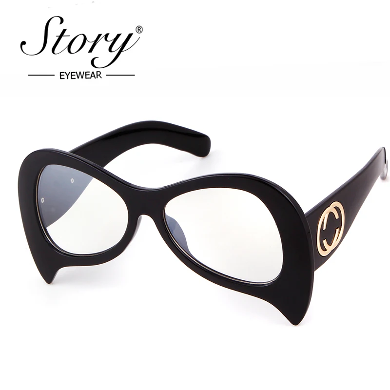 Очки солнцезащитные женские оверсайз в винтажном стиле с леопардовым