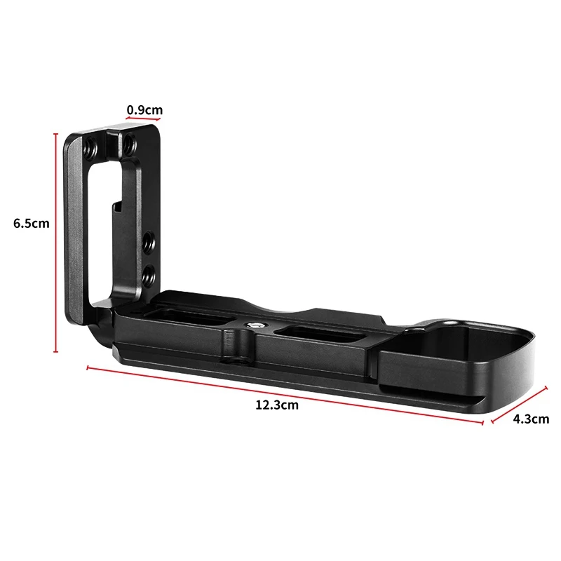 R006 для sony A6400 Vlog Quick Release L Plate вертикальный кронштейн держатель рукоятка, с холодным башмаком для микрофона штатив