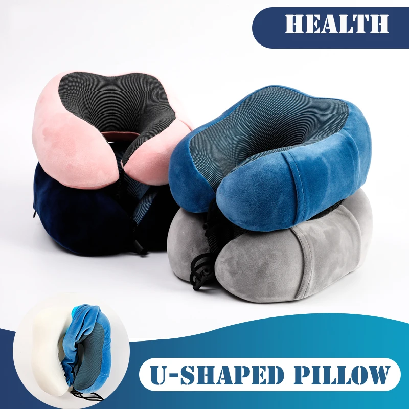 U образная дорожная подушка для шеи из пены с эффектом памяти|Подушки тела| |