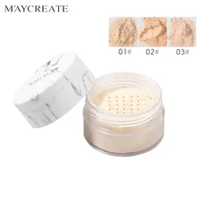 Пудра для макияжа, рассыпчатая пудра, профессиональная мода, шелковистая пудра, 15 г, увлажняющая, для женщин, стойкая косметика