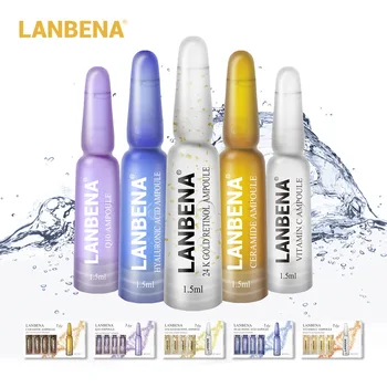 

7Pc Ampoules Serum Face Skin Whitening Retinol Essence Ceramide Anti-Aging Acne Shrink Pores Hydration Remove Wrinkles Skin Care