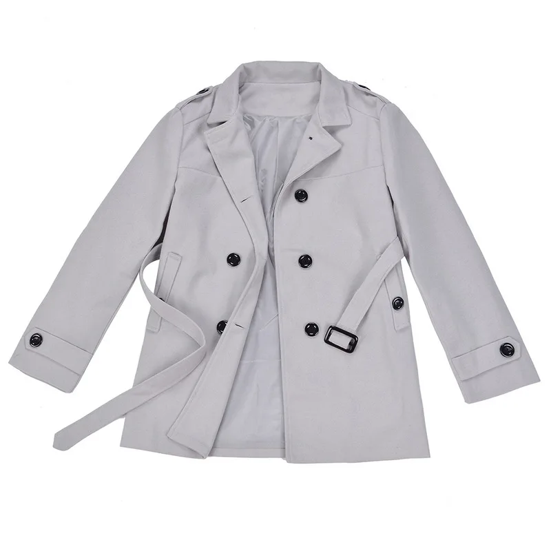 HEFLASHOR 2020 חדש מעיל גברים של האופנה Slim Fit ארוך שרוול חליפה למעלה מעיל רוח תעלת מעיל גברים סתיו חורף חם כפתור מעיל