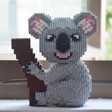 Balody AU Koala Bear Koalas животное Модель Дерево DIY микроконструктор мини строительные блоки кирпичи 3D сборки детская игрушка#16054