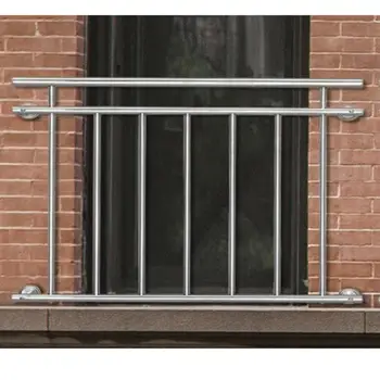 

100x90cm Balcony Railing Stainless Steel Fence Home Balcony Railing Security Bar Railing