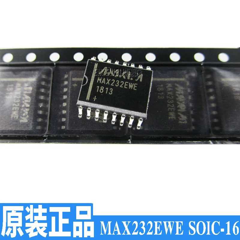 20 шт MAX232EWE лапками углублением SOP-16 RS-232