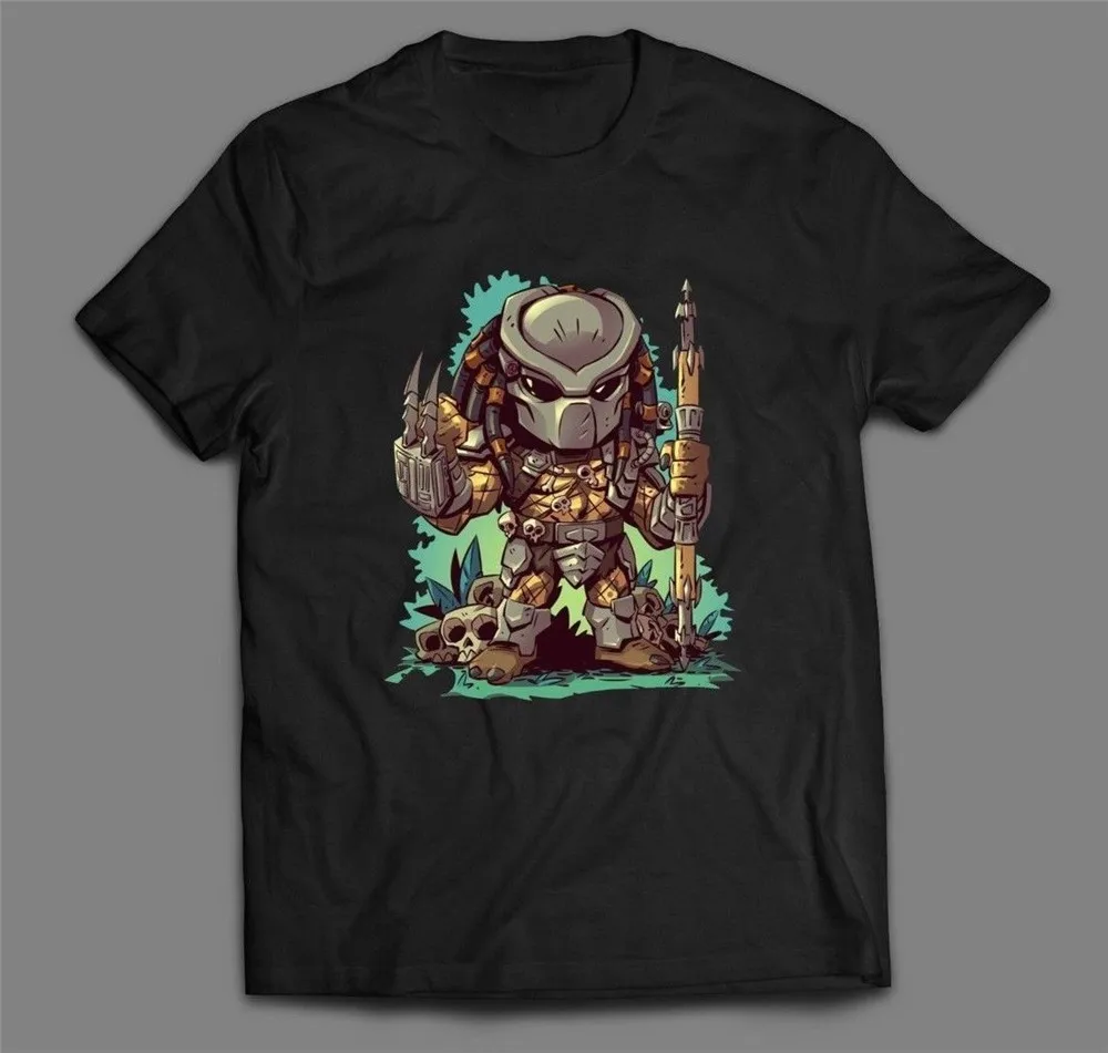 

The Predator Bounty Hunter Cartoon Art Oldskool Mens T-Shirt Many Sizes Fashion Classic Tee Shirt