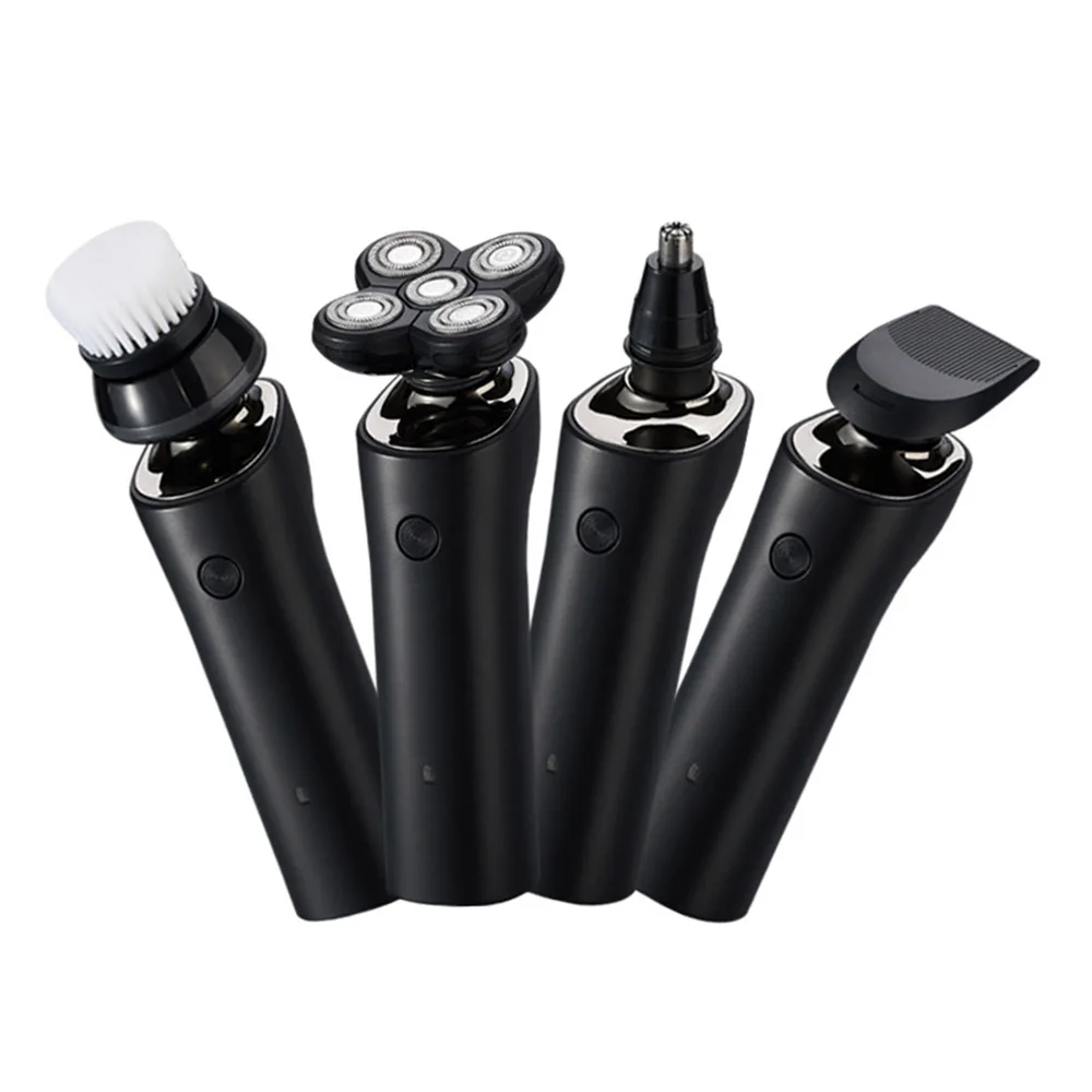 

4 In 1 Five Blade Electric Shaver For Men Rechargeable Razor Beard Nose Ear Trimmer Waterproof Dry Wet Shaver Shaving Machine