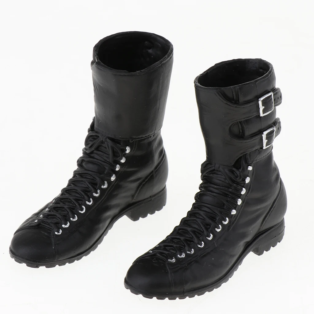 MagiDeal 1:6 Scale Military Combat Boots Male Shoes for 12inch Soldier Action Figure Doll Body Toy Accessories