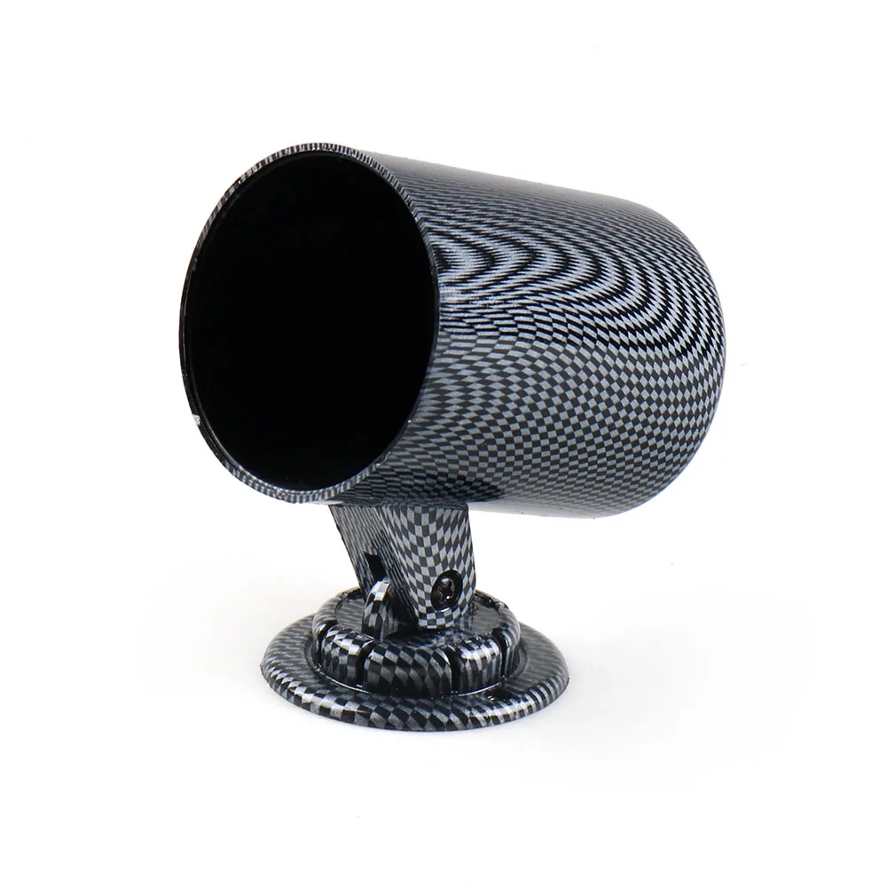 52mm Gauge Pod Universal Gauge Cup Car Mount Holder Carbon Black Single Auto Car Meter Pods Dash Pod Mount Bracke