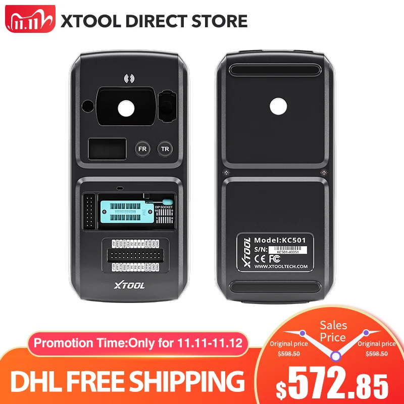 Автомобильный программатор ключей и чипов XTOOL KC501 OBD2 чтение запись чипы MCU/EEPROM для