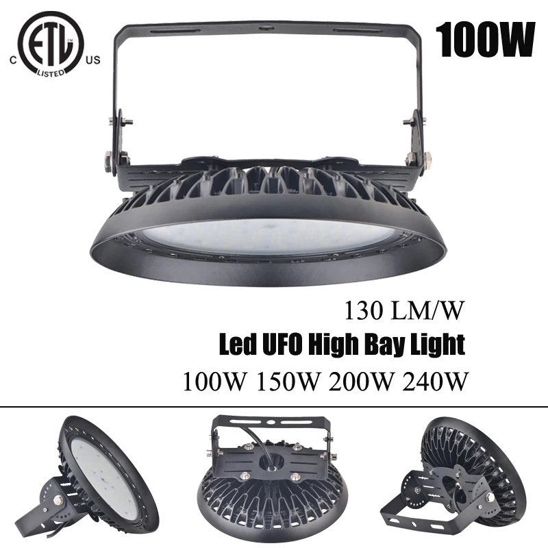 

100W UFO Led LIghts 5000K 13000LM With IC Driver