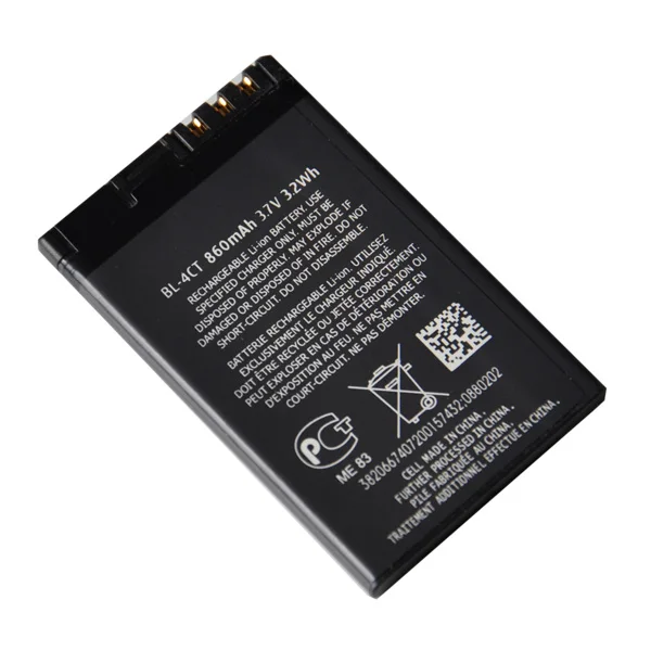 Ооз Высокое качество 860 мА/ч, Батарея BL-4CT BL4CT BL 4CT для Nokia 5310 6700S X3 7230 7310C 5630 2720 2720A 7210C 6600F