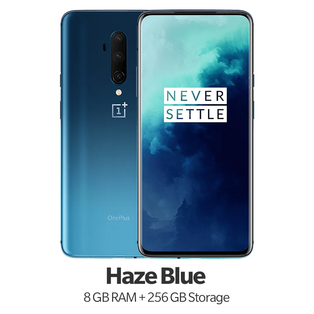 Haze Blue -8GB 256GB Смартфон OnePlus 7T Pro с глобальной прошивкой, 8 ГБ, 256 ГБ, Восьмиядерный процессор Snapdragon 855 Plus, дисплей 6,67 дюйма, 90 Гц, NFC UFS 3,0, 4085 мА/ч - Цвет: Haze Blue -8GB 256GB