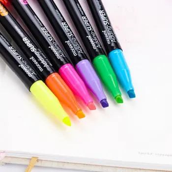 

Professional Color Markers Pen 4/6 Color Set Art Marker Hand Lettering Brush Pen Supplies For School Art Supplies Highlighter