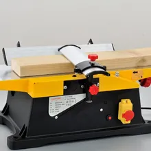 Многофункциональный деревообрабатывающий строгальный станок Настольный деревообрабатывающий строгальный станок бытовой электрический инструмент небольшой строгальный станок