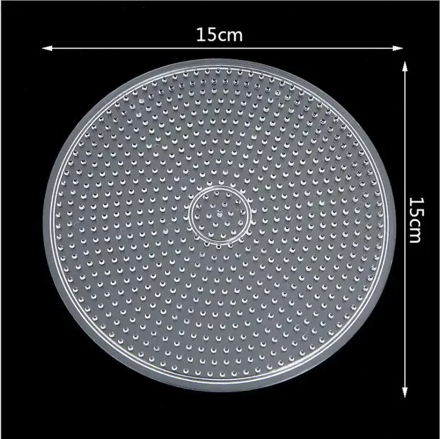 Yant Jouet 5mm Hama Beads Pegboard Transparent Template Board Circular Square tool DIY Figure Material Board Perler Beads 4