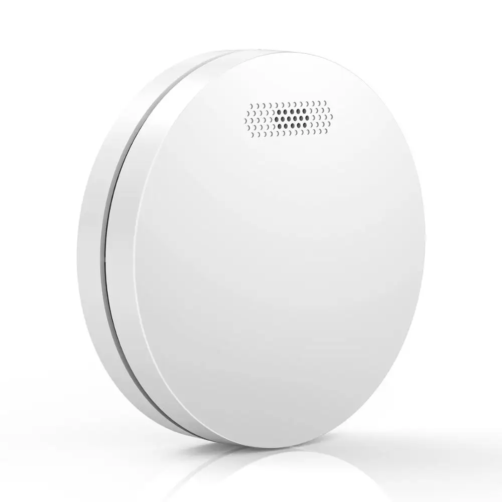 Sensor Detector de humo independiente para el hogar, dispositivo fotoeléctrico de seguridad ultradelgado, con alarma de fuego y aprobación CE