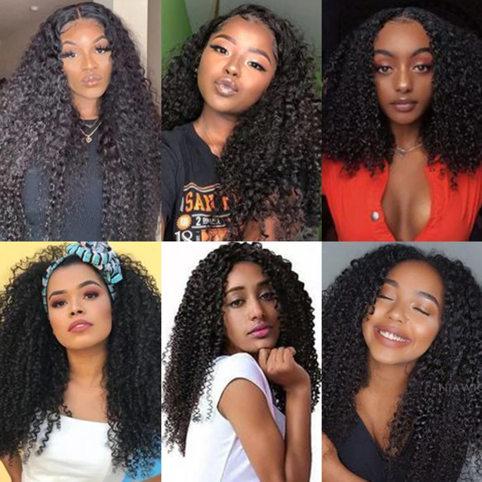 Brazilian-Kinky-Curly-Bundles-With-Closure-Hair-Extension-3-Bundles-With-Frontal-100-Human-Remy-Hair