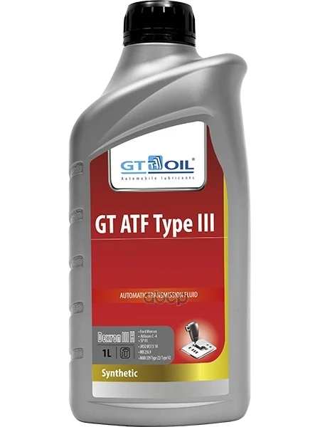 Масло Трансмиссионное Gt Oil Atf Type Iii 1л 8809059407776 GT OIL арт. 8809059407776