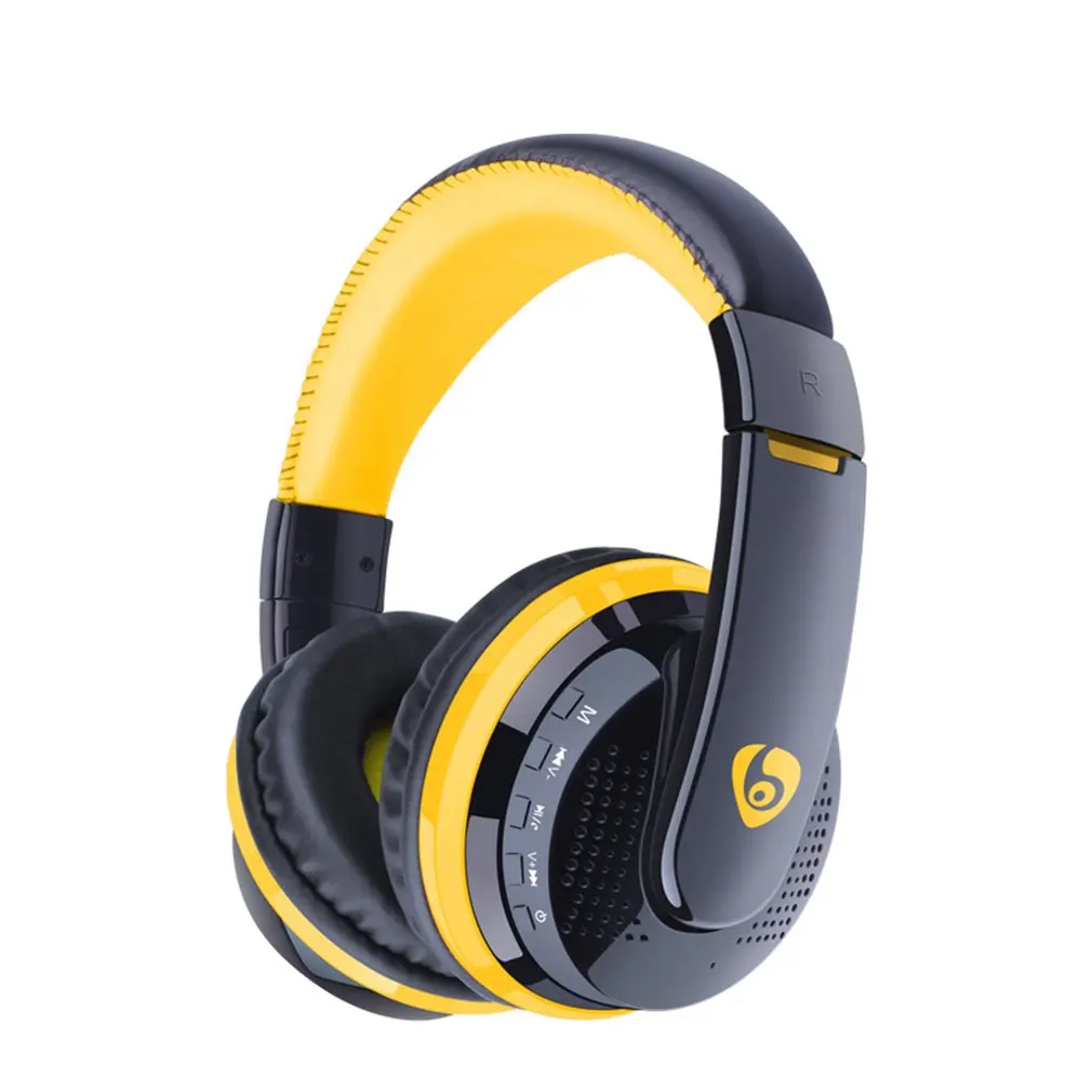 Over Ear HiFi Bass Stereo Headphone Headset Nirkabel FM Radio Kartu TF MP3 Playback Handsfree Dengan Mikrofon