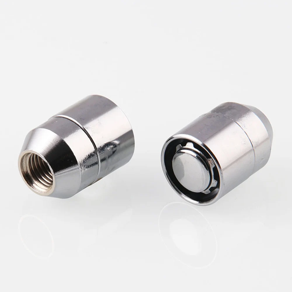 M12x1.5 стальной блокиратор колес рифлёная гайка хромированная запирающая 4+ 1 для Honda Acura Противоугонная Защитная гайка для колес/дисков