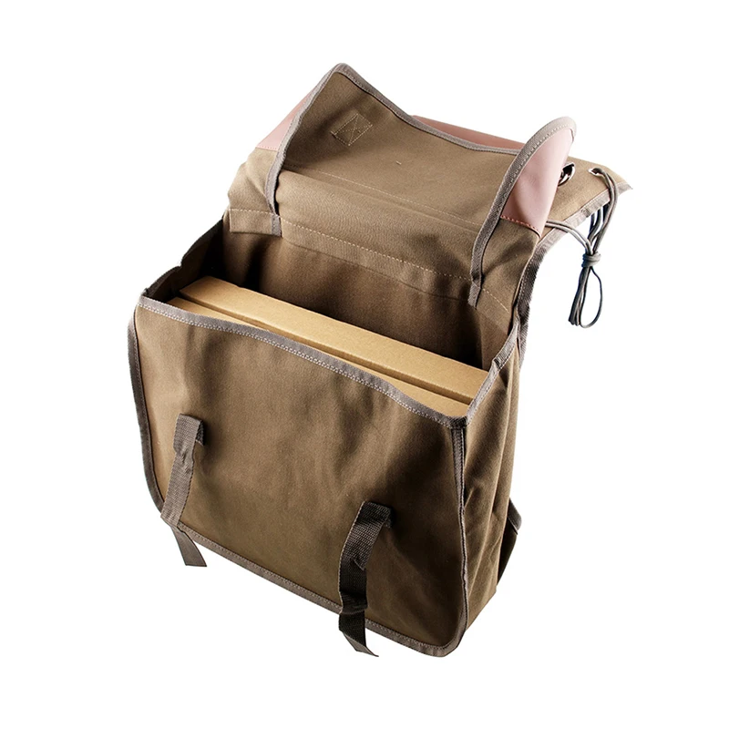 Универсальные холщовые мотоциклетные задние Сумки на мотоцикл Equine Back Pack мотоциклетные седельные сумки