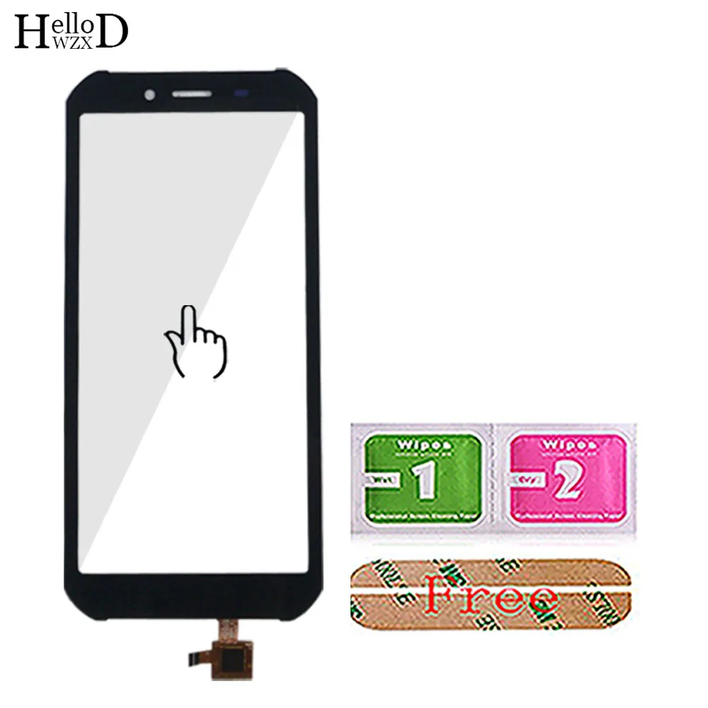 Мобильный Сенсорный экран Панель Для Doogee S40 S50 S55 S60 сенсорный экран планшета Панель спереди Стекло объектив Сенсор сенсорный Экран клейкой ленты 3м салфетки