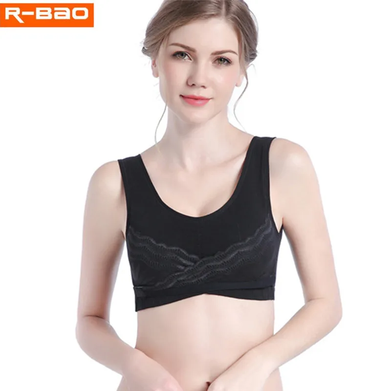 M 2XL Plus Size Sports Bra Sleeping Underwear Women Sexy Lace Vest