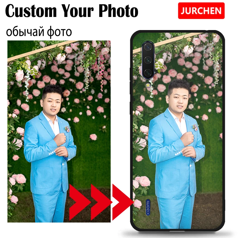 Индивидуальный чехол JURCHEN для Xiaomi Redmi 6A 6 CC9E 4A 10X Mi 10 A2 A3 10T Lite Note 5 Pro 4X Plus 5A телефона с