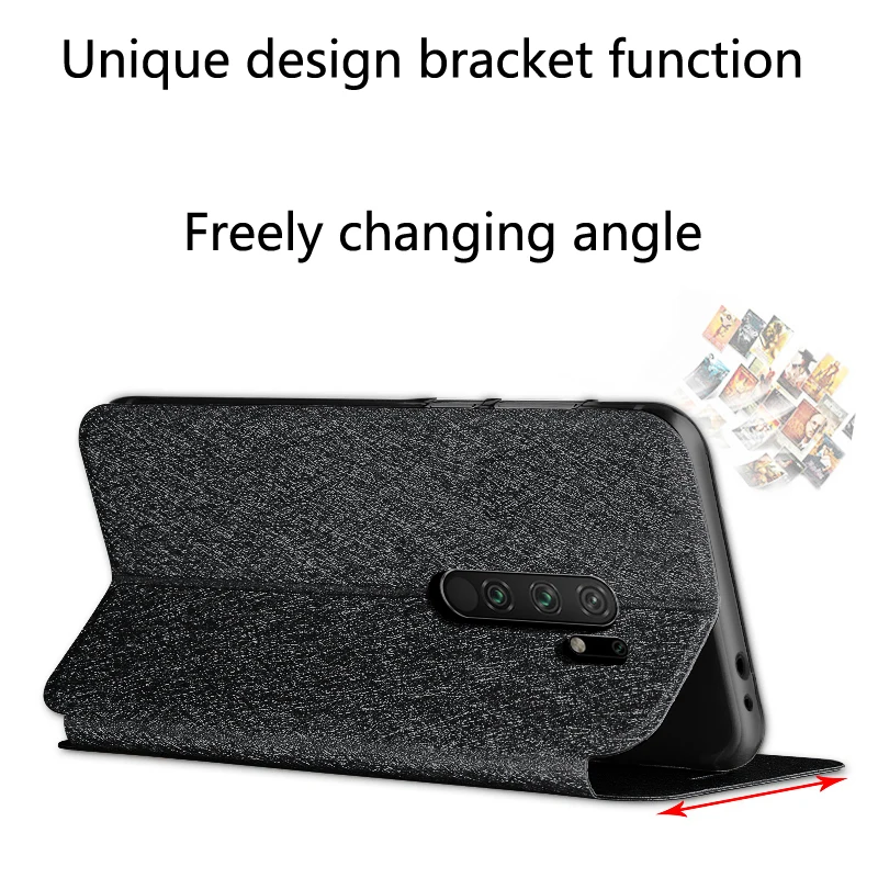 Most Popular TLhnM case for xiaomi redmi note 8 pro flip case Redmi Note 8 Cover leather book stand 360 redmi note8 pro fundas luxury case tpu men