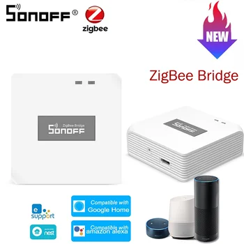 

SONOFF ZigBee Bridge Smarthome Center DIY Timing Switch eWeLink APP Remote Smart Home Work With Alexa Google Home S31 Lite zb