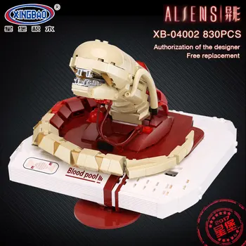 

Xingbao 04002 830Pcs Genuine Movie Series The New Alien Set Building Blocks Bricks Compatible with Bricks Christmas Gift
