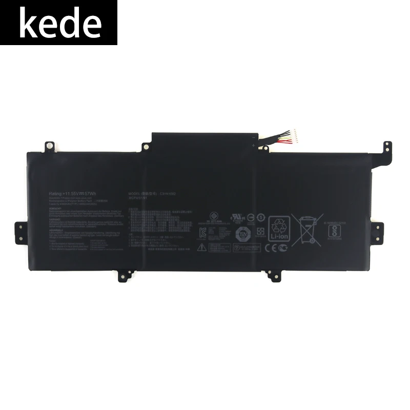 Kede аккумулятор для ноутбука C31N1602 для Asus UX330UA UX330UA-FB018R UX330UA-FB161T 11,55 в 57wh