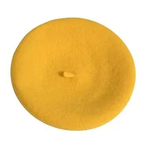 Европейские и американские популярные модели шерстяного берета, шапка, шерстяная осенняя и зимняя женская плоская шляпа, 18 цветов