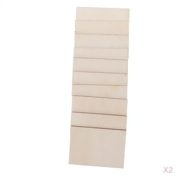 20pieces Veneer Sheets (3x2inch), Woodcraft Construction Kit for Kids DIY, Wooden Veneer for CNC Cutting & Wood Buring Projects